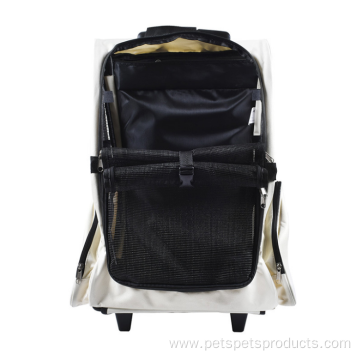 Outdoor small and medium dog multi-functional backpack